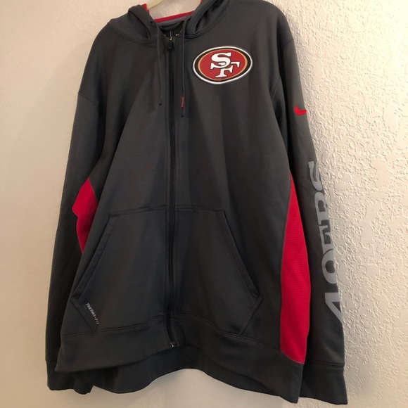Nike NFL Other - Nike 49er Pullover Hooded Sweatshirt Men's Sz XL